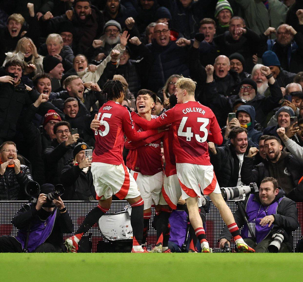 包含曼联意外进球，创造反客为主壮举的词条