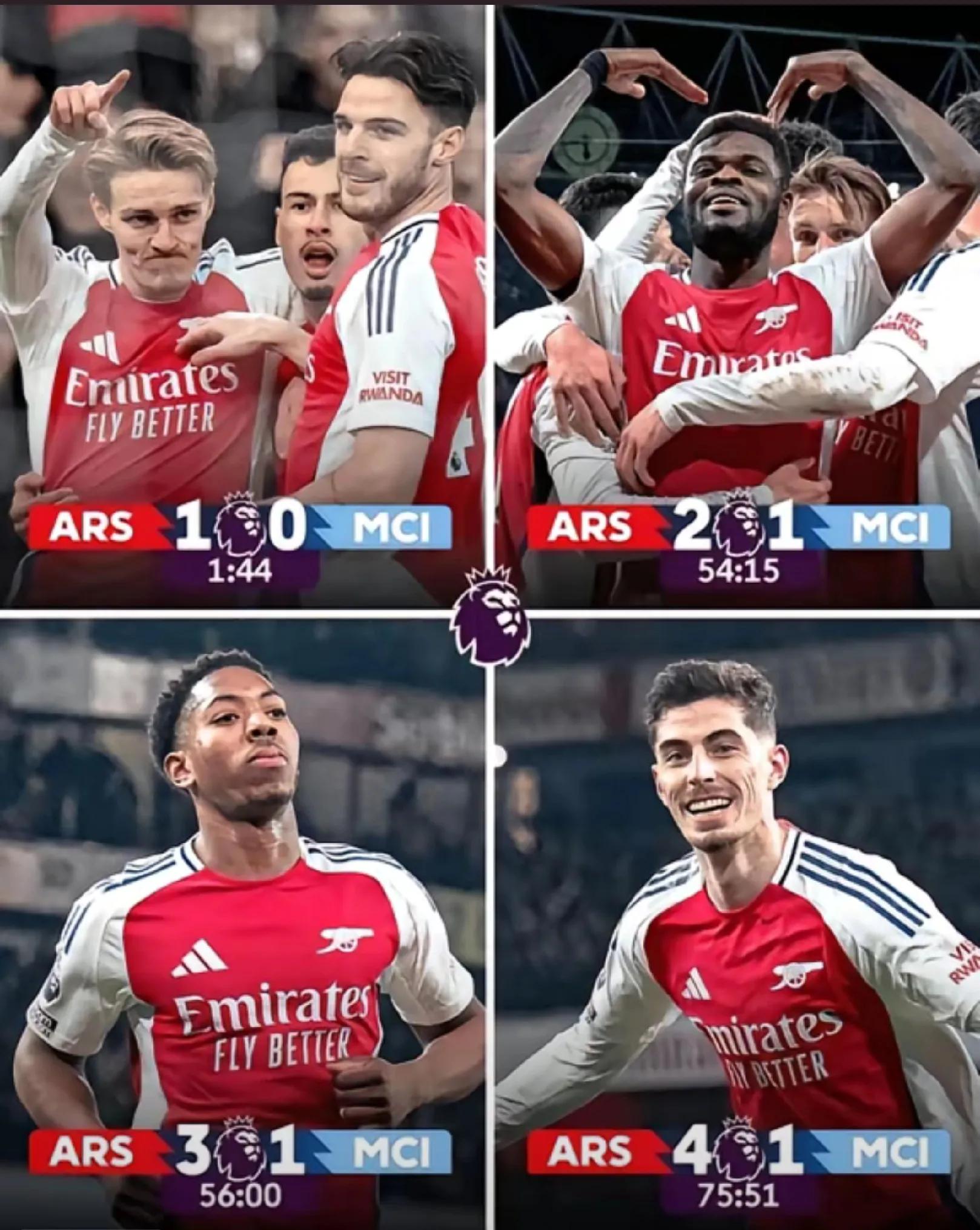 包含阿森纳梦幻胜利，球迷沸腾！的词条