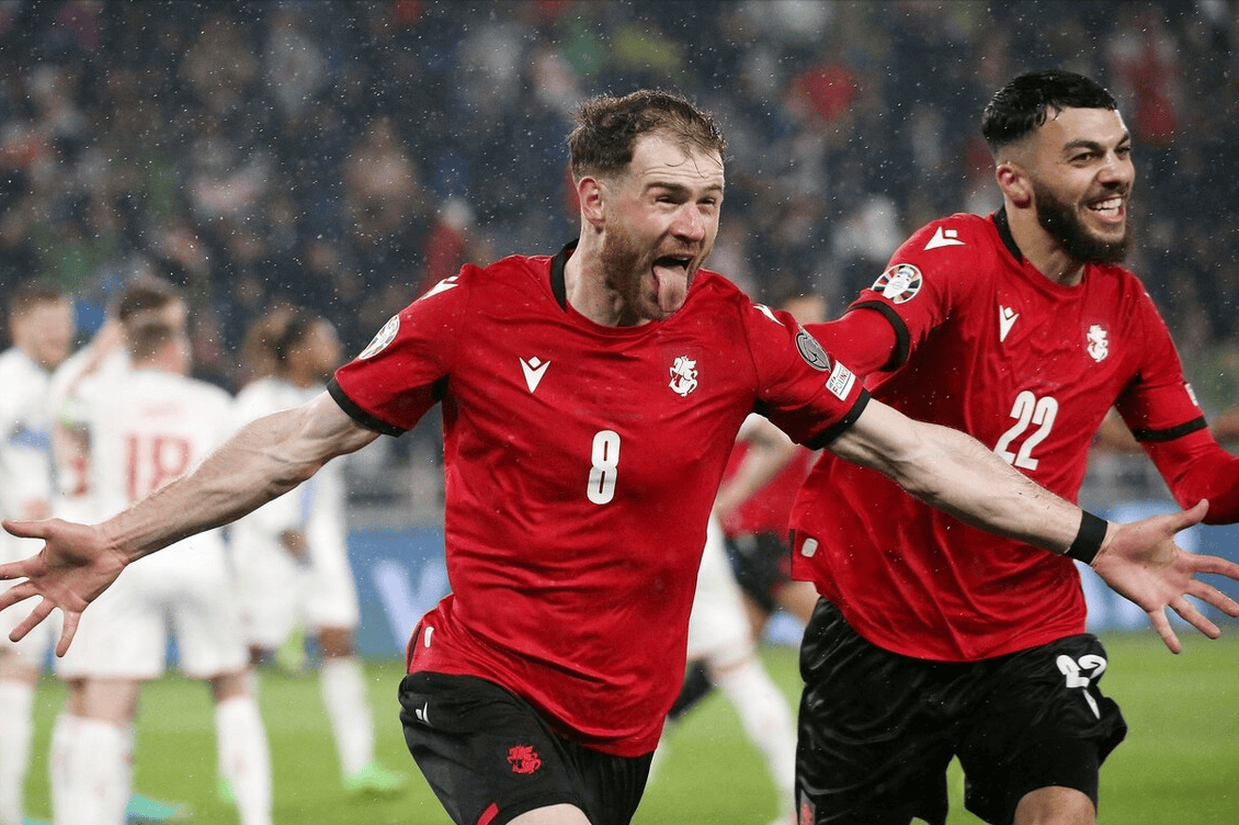 格鲁吉亚国家队取得对手的全面胜利