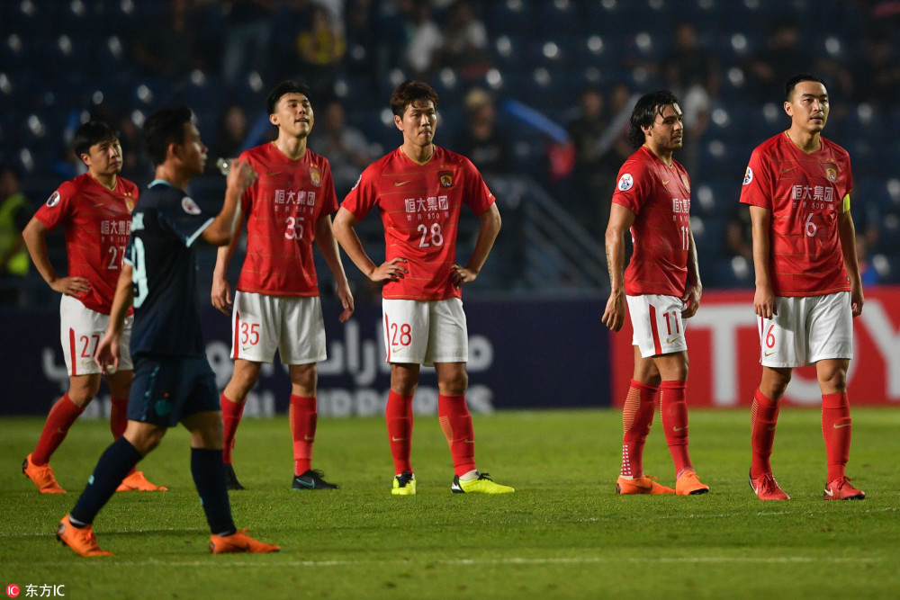 关于广州恒大客场0-0憾平提前出线，小组第一成疑难障碍的信息